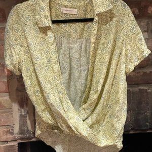 Lucky Brand Wrap Top